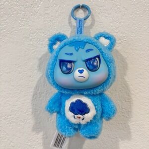 Care Bears Caring Cuties Plush Clip-On Keychain - Grumpy Bear
